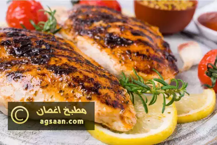 دجاج مشوي بالخردل والعسل 1 دجاج مشوي بالخردل والعسل