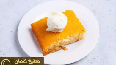 طريقة عمل البسبوسة بالقشطة 13 طريقة عمل البسبوسة بالقشطة